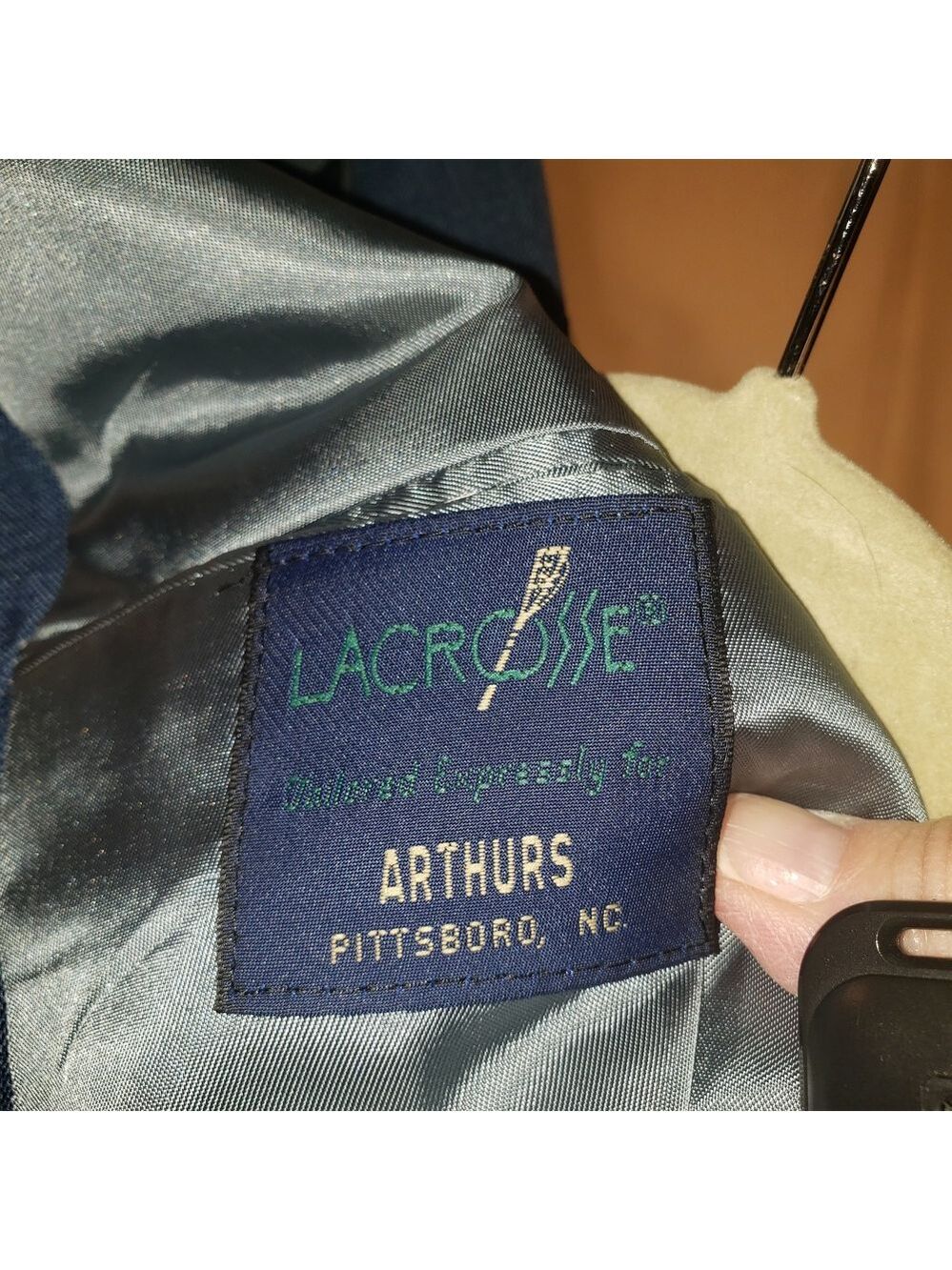 LaCrosse Royal Blue Blazer with Gold Accents - 44S - Picture 3 of 6